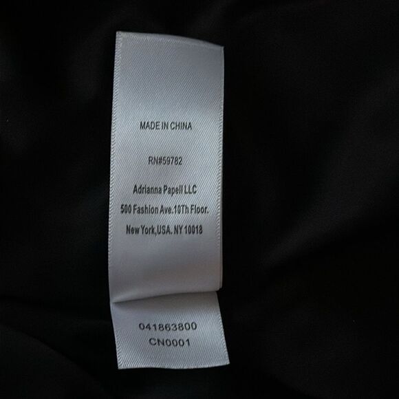 Adrianna Papell Sleeveless Illusion Lace Sheath Dress Black Size 16 - Picture 15 of 16